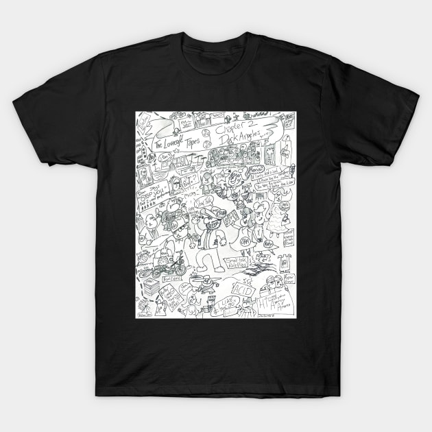 Chapter 2 DARK ANGELES T-Shirt by The Lovecraft Tapes